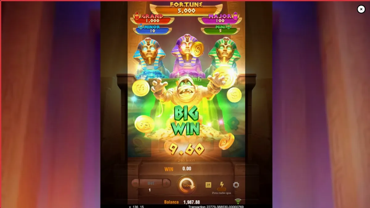 Tampilan visual slot 3 Tomb Keepers dengan latar belakang makam Mesir Kuno
